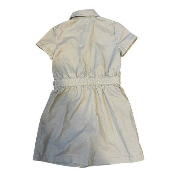 Cat & Jack Girls Short Sleeve Uniform Button Down Dress - Picture 5 of 5